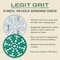 Legit Grit 6 inch Sand paper Disc, 49-Hole, 320 Grit, 100PK LG6-49320-100 - alternate 3